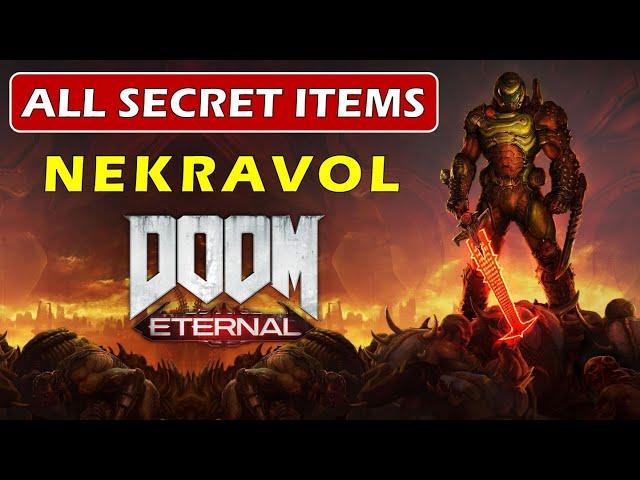 Mission 10: Nekravol - All Secret Items Location | DOOM Eternal (Collectibles Guide)