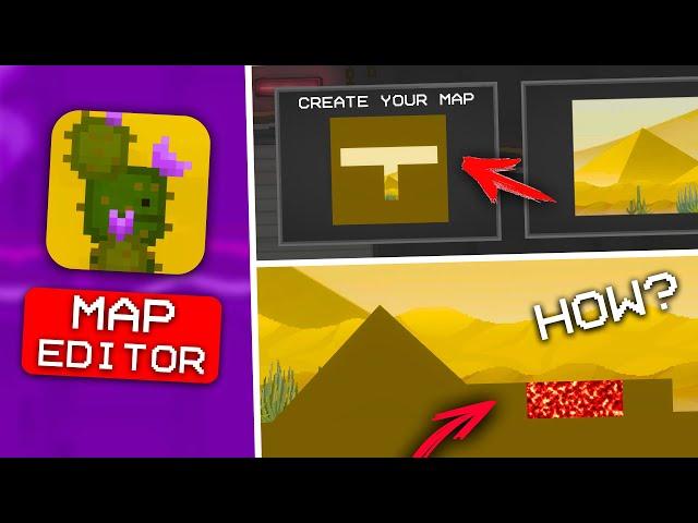 HOW TO CREATE YOUR OWN MAP in Melon Playground? MAP EDITOR!