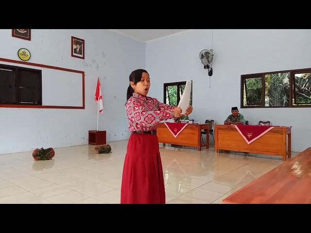 Juara 1 Lomba Baca Puisi Mongonsidi FLS2N 2017 Kecamatan Kajen Kabupaten Pekalongan