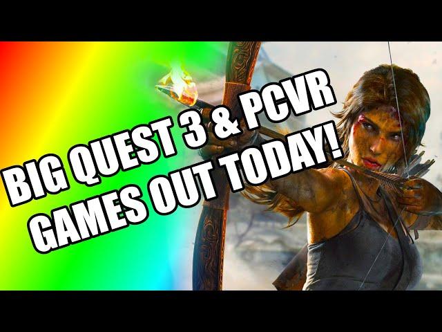 Great New VR Games Just Released on Quest & PCVR | Tomb Raider 2013 VR Mod Gameplay & More VR NEWS