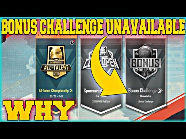 Bonus Challenge Unavailable Why Pubg Mobile Bonus Challenge Match Has Not Star Problem