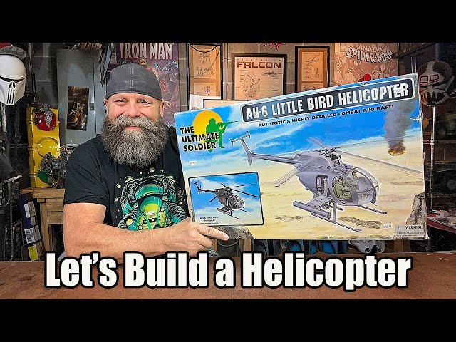 Ultimate Soldier AH 6 Little Bird Helicopter 1 6 Scale | Assembly and Review