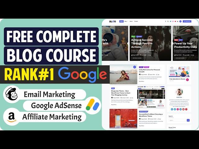 How to Make a FREE BLOG Website with WordPress - Rank#1 in Google Search