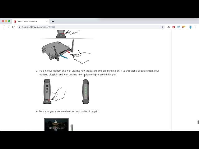 Netflix Error NW 1 19 what to do?