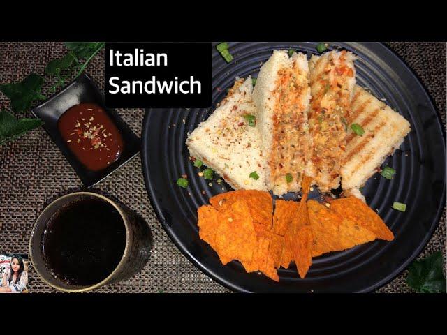 Italian Sandwich Recipe | Creamy Sandwich Recipe | Veg Cheese Sandwich |Grilled Sandwich |Swatistaan