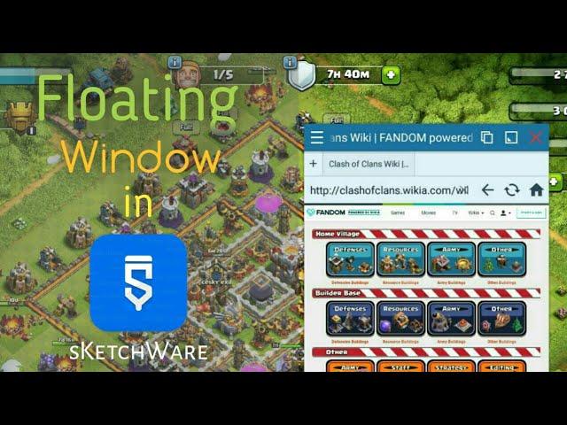 How to make floating windows in original sketchware - fully explained