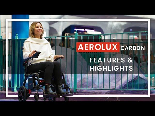 AEROLUX Carbon Power Chair Features & Highlights