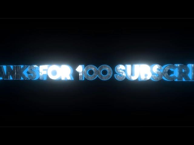 شكرا والله علي 100 مشترك  Thank you 100 subscribers !