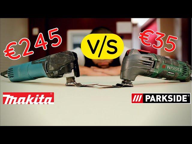 Parkside multitool VS Makita In-depth review test with a drop test #makita #parkside