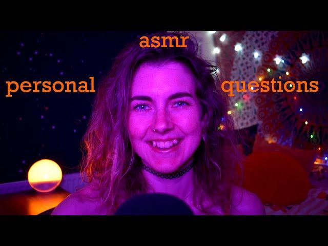  ASMR: Asking you 100 Personal Questions (whispering, hand movements, typing) 