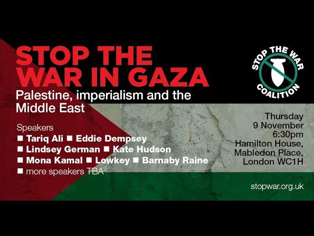 Lindsey German's Speech at Stop the War on Gaza Rally