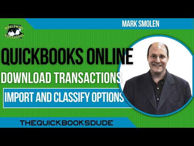 How To Import Transactions Connection To Your Bank With QuickBooks Online