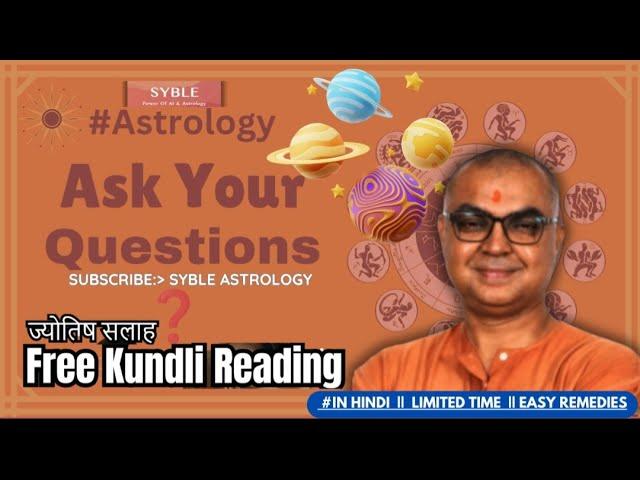 LIVE QnA Session With Astrologer Navneet Khanna #kundli #astrology #jotish #syble #horoscope