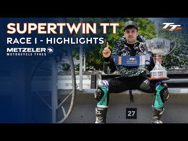 Metzeler Supertwin TT Race 1 - Highlights | 2024 Isle of Man TT Races