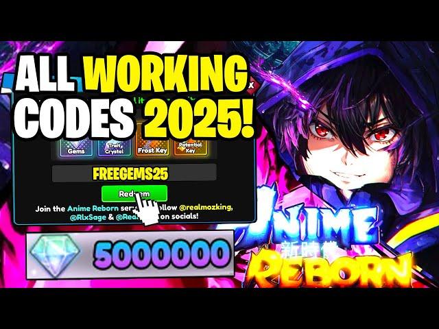 *NEW* ALL WORKING CODES FOR ANIME REBORN IN 2025! ROBLOX ANIME REBORN CODES