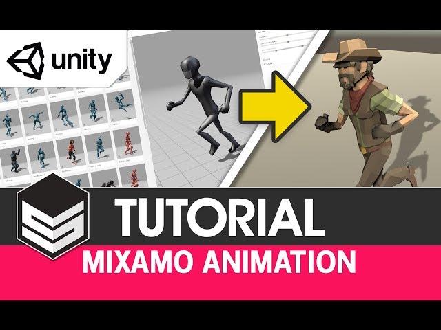 How to animate a character with Mixamo for Unity - (Tutorial)  by #SyntyStudios