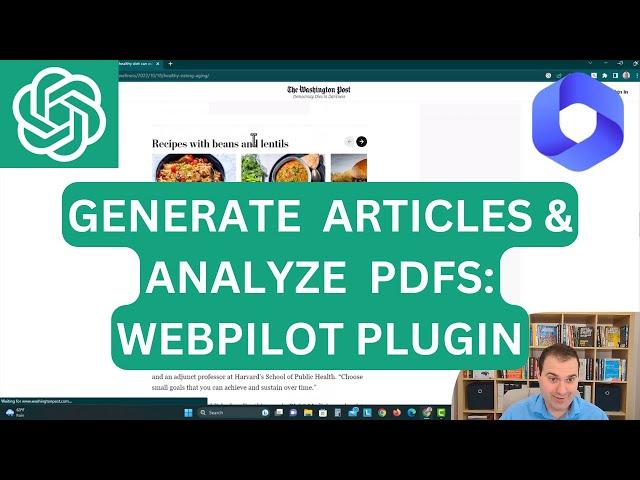 ChatGPT Plugin Review: Webpilot. Analyze PDFs and generate unique articles with AI.