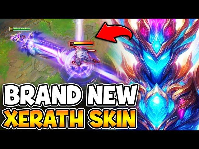 XERATH JUST GOT A NEW PAY TO WIN SKIN AND IT'S 100% AMAZING! (CRYSTALIS XERATH)