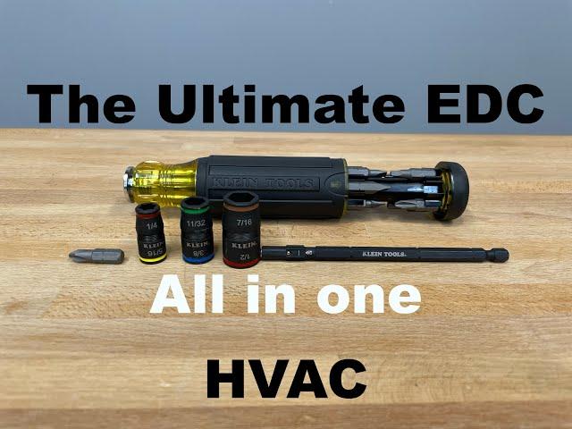 You need this: Klein Tools 14-in-1 HVAC screwdriver | The Ultimate EDC all in one 32304