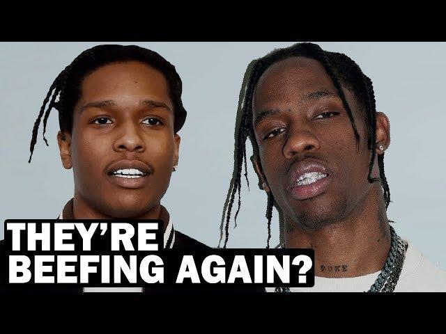 ASAP Rocky DISSES Travis Scott - Says "Don't Compare Him And Me" (BEEF?)