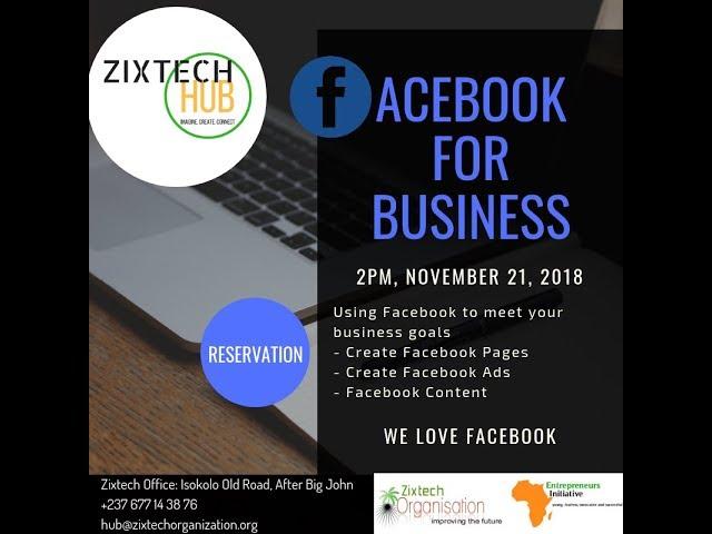 Facebook for Businesstraining by Paul Mbua Powered by ZuxtechHUB