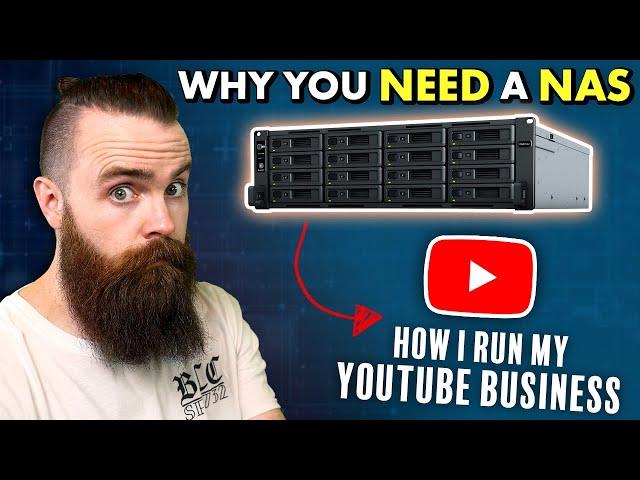 You need a NAS RIGHT NOW!! (How I run my Hybrid-Cloud YouTube business)