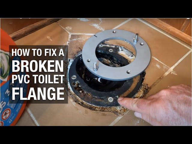 How to Replace a Broken PVC Toilet Flange (Best Method)