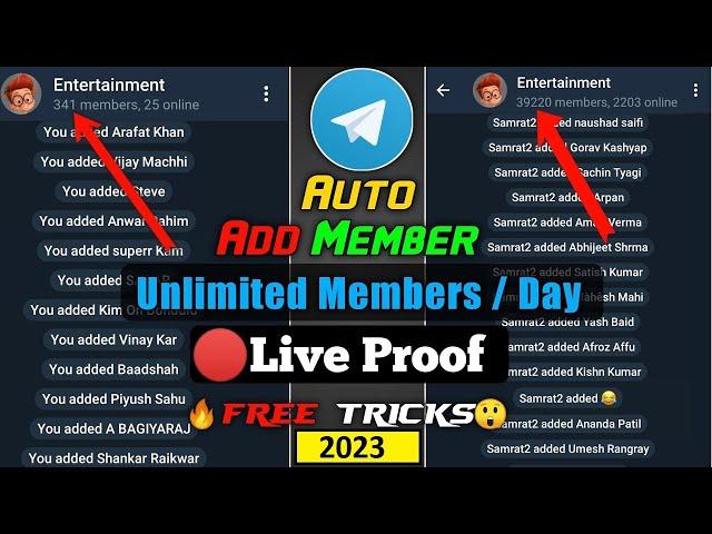 How to add unlimited Telegram members to your own group 2024 [FREE]