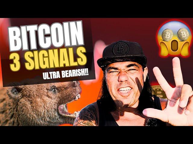 BITCOIN, 3 ULTRA BEARISH SIGNALS!!!