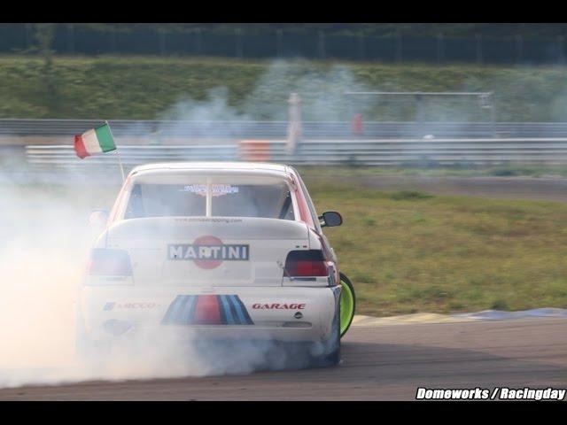 EPIC! Ford Escort RS Cosworth Drifting - Livrea Martini Racing Replica