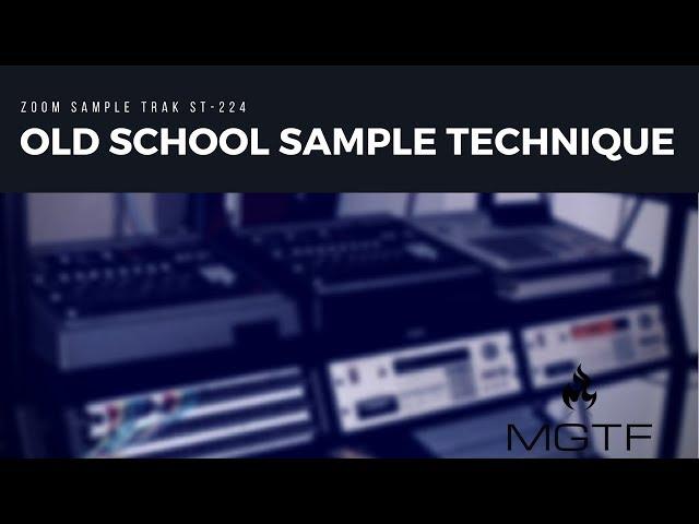 Old School Hip Hop Sampling Trick | Zoom Sampletrak Sequencer | FL Studio For Mac