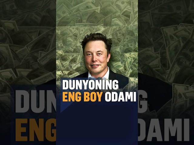 Ilon Mask yana dunyoning eng boy odami bo'ldi #uzbekistan #news #rek #elonmusk #tashkent