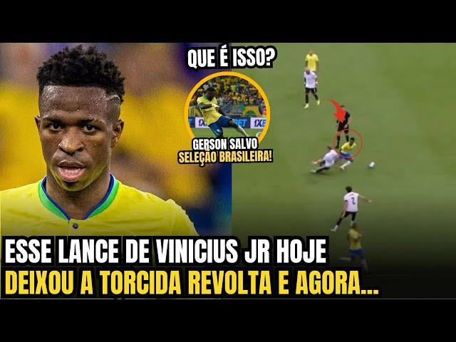 NOSSA!! OLHA A REAÇÃO DA TORCIDA BRASILEIRA COM SELEÇÃO E VINICIUS JR HOJE!!