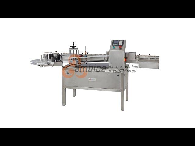 Automatic High Speed Vial Self Adhesive (Sticker) Labelling Machine - AHL-300SA