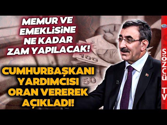 Cumhurbaşkanı Yardımcısı Cevdet Yılmaz Açıkladı! İşte Memur ve Emeklisine Yapılacak Zam Oranı