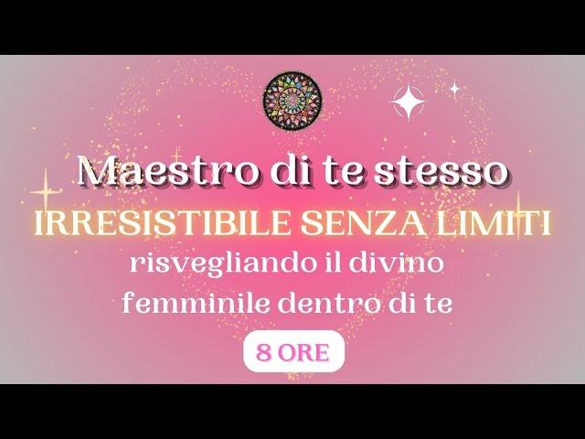 IRRESISTIBILE COME UNA DEA con questa riprogrammazione notturna (8h).