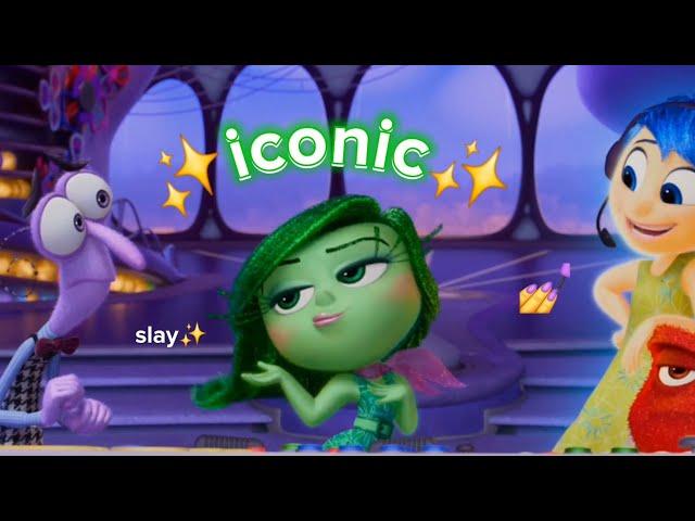 Disgust being an unmatched icon and certified queen in inside out 2 for close to 6 minutes straight