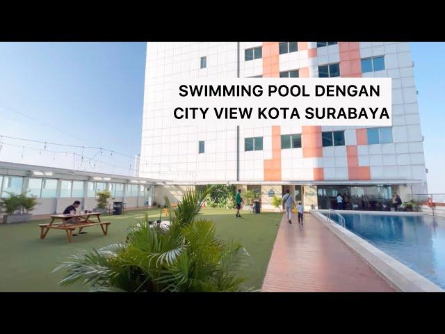 Fairfield by Marriott Surabaya | Swimming Pool dengan City View Kota Surabaya