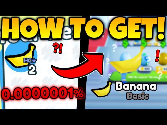 HOW TO GET BANANA PET IN PET SIMULATOR X UPDATE... BEST METHOD! (Roblox)