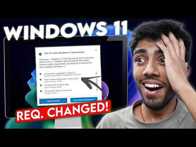 Microsoft Changed Windows 11 System Requirement!Again! Windows 11 Now on Old PC?