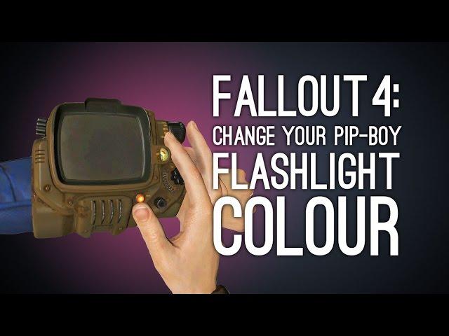 Fallout 4: How to Change the Colour of Your Pip-Boy Light - Fallout 4 Xbox One Gameplay