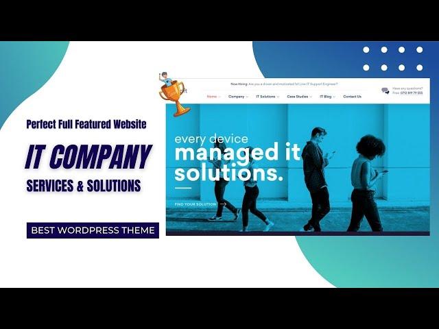 IT Solution Company Full Featured Website | IT Services, Digital Agency  Theme | Nanosoft WP Theme