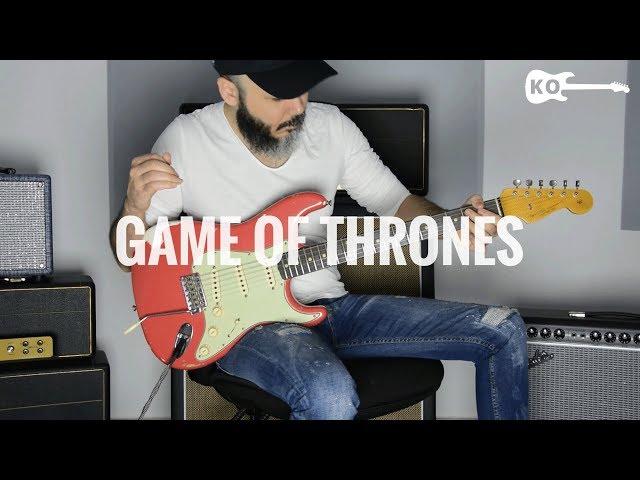 Game of Thrones - Electric Guitar Cover by Kfir Ochaion - כפיר אוחיון