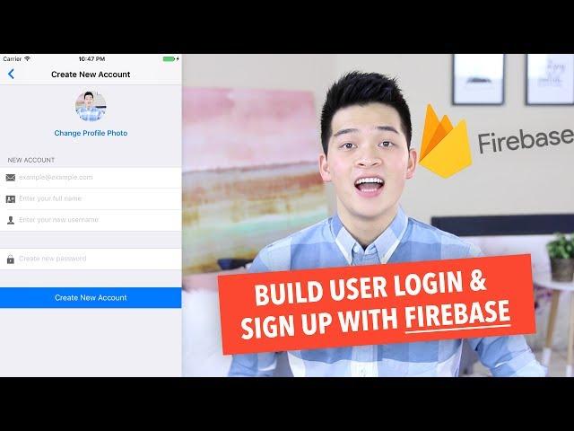 Pt 6/7: Firebase Email Auth - Sign Up, Log In and One-Time Signin