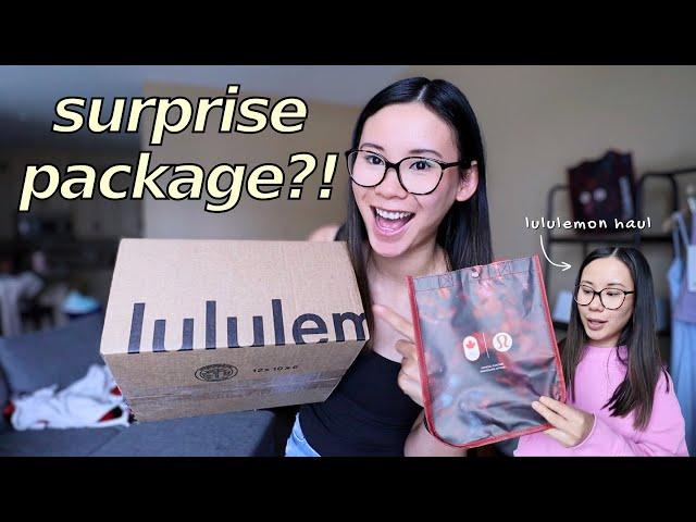 I GOT A SURPRISE LULULEMON PACKAGE?! | Lululemon Shopping + Haul | Mini Buy or Bye | Week in my life