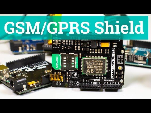 GSM/GPRS Shield, модуль A6 для Arduino/Piranha