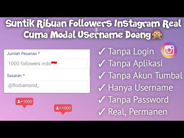 [berbayar] Cara Menambah Ribuan Followers Instagram Tiktok Tiap Hari | Tanpa Unduh Apk