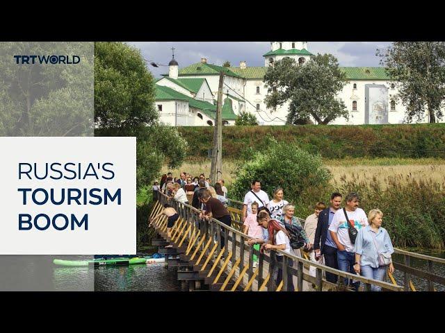 Russia attracts tourists despite global isolation