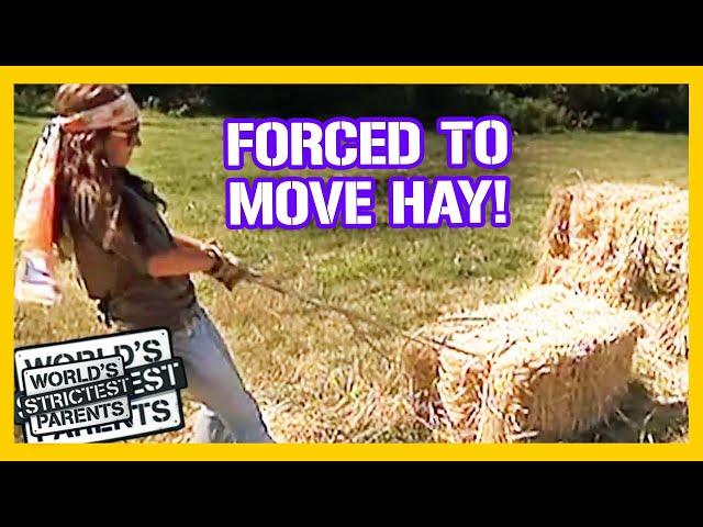 Teens Forced to Move Hay for Swearing | World's Strictest Parents