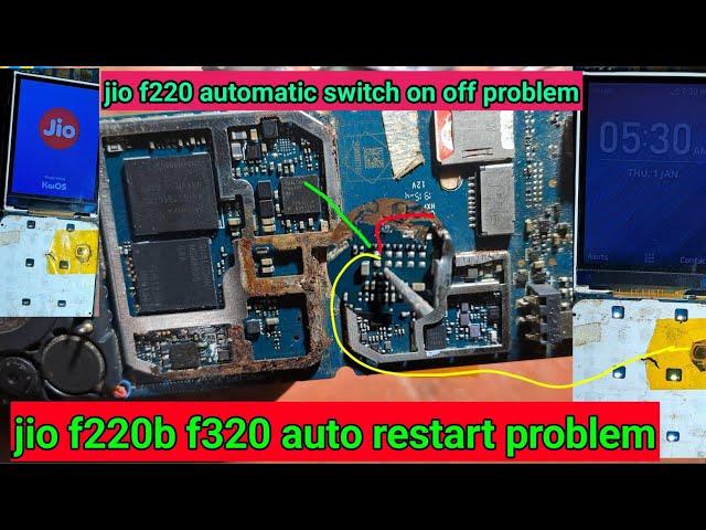 jio f220b auto restart problem fix | jio phone f220b automatic switch on off problem solution